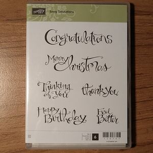 Brand New *Sassy Salutations* Stampin Up Set